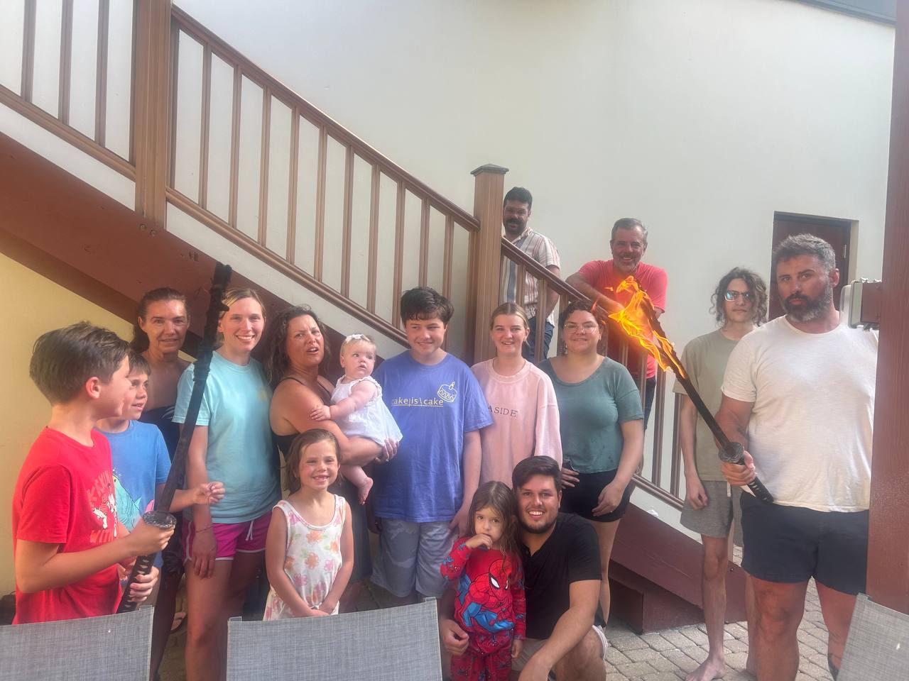 Private backyard hibachi event